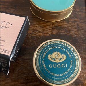 Gucci Teal and Gold Beauty Balm